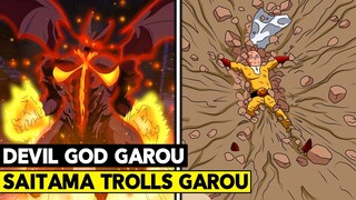 SAITAMA TROLLS GAROU! THIS WAS EMBARRASSING! - One Punch Man Chapter 163