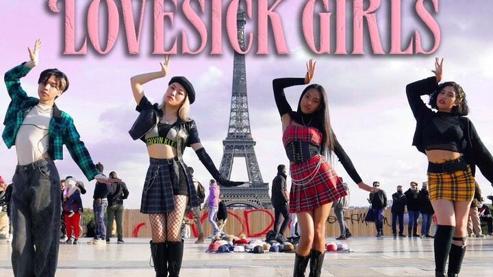 [Trước tháp Eiffel Paris – Lovesick Girls][4K] BLACKPINK – Cover vũ đạo ‘Lovesick Girls’
