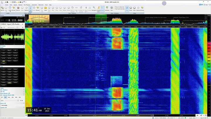 8115 Khz  -Russian military radio jamming station