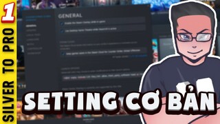 [SILVER TO PRO - #1] Hướng dẫn và Setting cơ bản | CS:GO