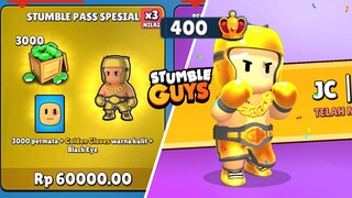 MENDAPATKAN 400 CROWN DENGAN SKIN PETINJU EMAS TERBARU!! - STUMBLE GUYS