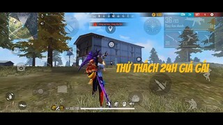 Thử thách 24h giả gái trong free fire