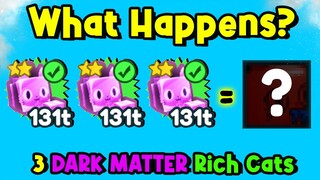 I Fused 3 Dark Matter Rich Cats and This Happened in New Cat World Pet Simulator X Update!