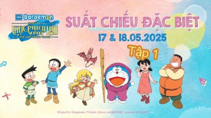 Doraemon Movie 44 [ Tập 1 ] - Nobita và Cuộc Phiêu Lưu vào thế giới trong tranh