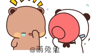 #一二布布 太可爱啦，这是上一桌剩下的#艾特你想艾特的人 #情侣日常 #可爱治愈