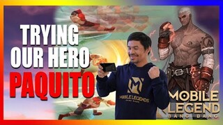 PAQUITO GAMEPLAY | HERO TEST - MLBB