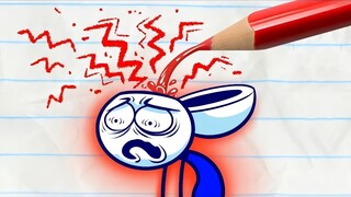 YouTube Pencilmation | "Jitter Sweet Symphony" | Pencilmation Cartoons! | Animation | Views+10