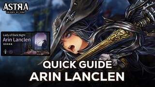 Damage Gede! Best Dark DPS, Arin the Queen! | ASTRA: Knights of Veda