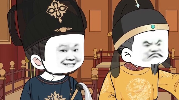 Gangtian teamed up to force the emperor to abdicate, Chongba was hung up and beaten, and Zhu Di stre