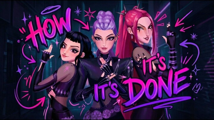 HUNTRIX - How It’s Done _KPop Demon Hunters_ (But it hits different) (Nightcore)