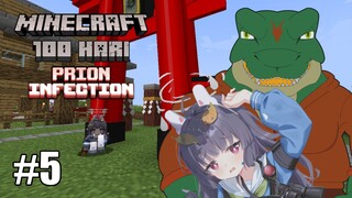 Membangkitkan Mayat Istri! 100 Hari Terror Prion Infection di Minecraft Indonesia Episode 5