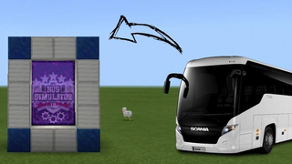 CARA MEMBUAT PORTAL BUS SIMULATOR INDONESIA - MINECRAFT