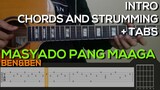 Ben&Ben - Masyado Pang Maaga Guitar Tutorial [INTRO, CHORDS AND STRUMMING + TABS]