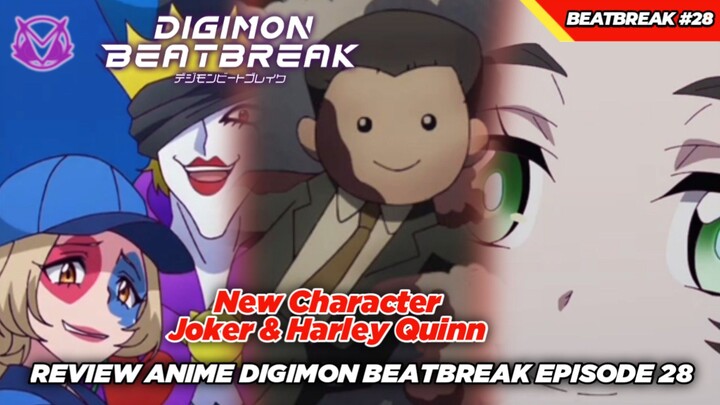 Karakter Baru! Joker & Harley Quinn?! Permisi Paket! Review Anime Digimon Beatbreak Episode 28
