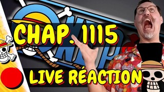 REACTION LIVE ONE PIECE 1115 - J'AVAIS RAISON DEPUIS LE DÉBUT !!   - Chapitre one piece 1115
