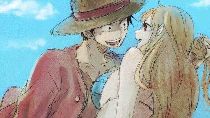 [One Piece] [Luna] Luffy benar-benar jatuh dari langit ke Nami