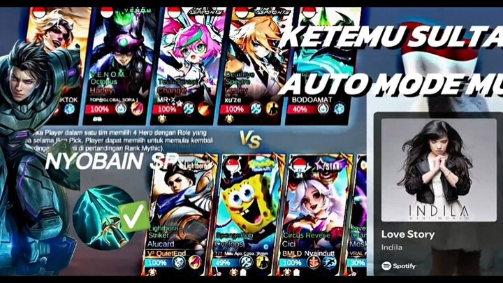 Ketemu duo sultan langsung mode musik Love Story Dingin🥶🥶