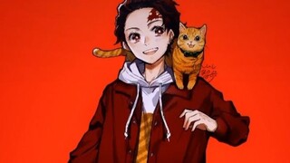 KIMETSU NO YAIBA [Tanjiro] pernafasan Matari