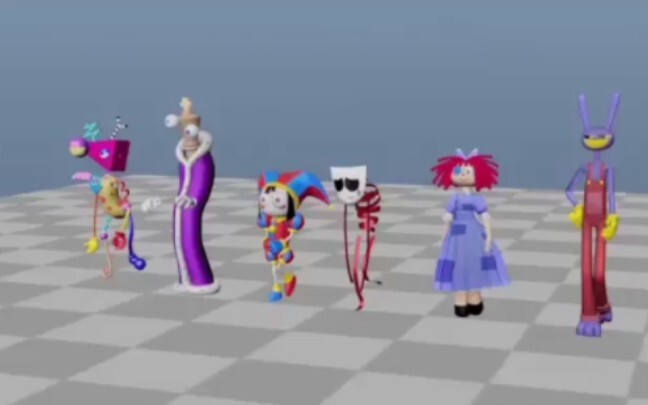 In the process of making this happen, we created different walking animation cycles for each charact