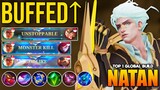 BUFFED HERO!! NATAN BUILD MAGIC DAMAGE - Mobile Legends [ Build Top 1 Global Natan Gameplay ]