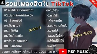 รวมเพลงฮิตใน TikTok [ ลืมไปแล้วว่าลืมยังไง+ผู้ถูกเลือกให้ผิดหวัง ] เพลงเพราะมาแรงในTikTok 2023