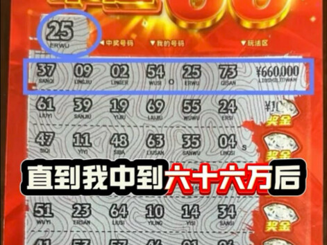 Lucky 66: Only after I won 660,000 did I finally figure out the pattern!