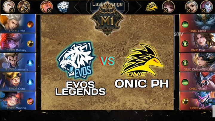 Onic PH vs Evos Legends M1 World Championship Game 2