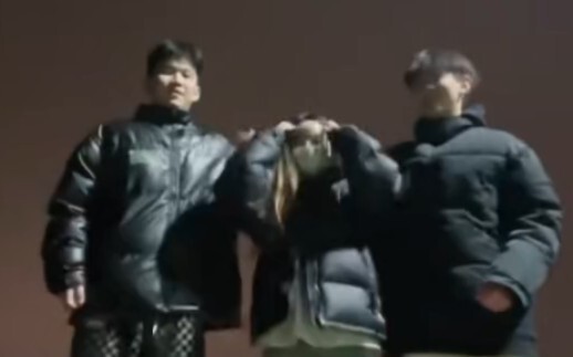 Among three people walking together, one is bound to play the dog.