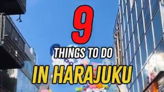 9 THINGS TO DO IN HARAJUKU #japan #tokyo #travel #harajuku