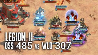 LEGION 2 OSS 485 vs WLD 307 RESERVOIR RAID THE SUMMIT - STATE OF SURVIVAL