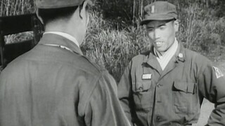 A wonderful clip from the old film "Surprise Attack", where the squad disguised themselves as wounde