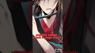 Pov: Wei Ying le puso  un hechizo de enamoramiento a lan zhan y empieza a perder efecto