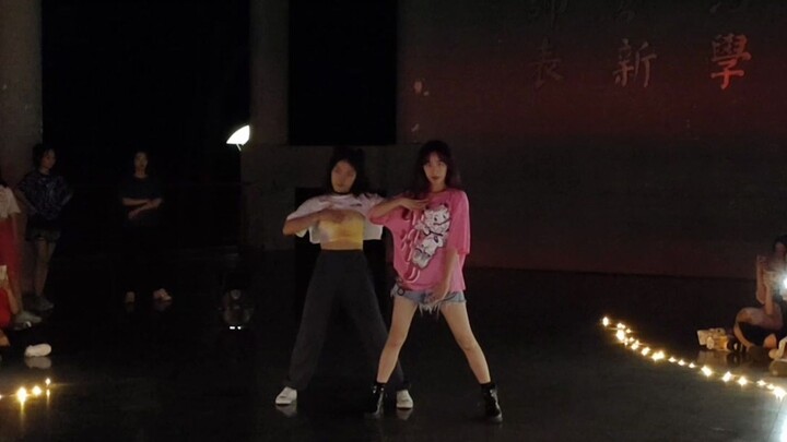 Dancing PING PONG at the college's Mid-Autumn Festival party