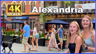 【4K】WALK ALEXANDRIA Virginia VA USA 4k video Travel vlog HDR