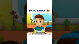 Papa Sabar | Omar & Hana | Kisah Kanak-kanak Islami #islamiccartoon