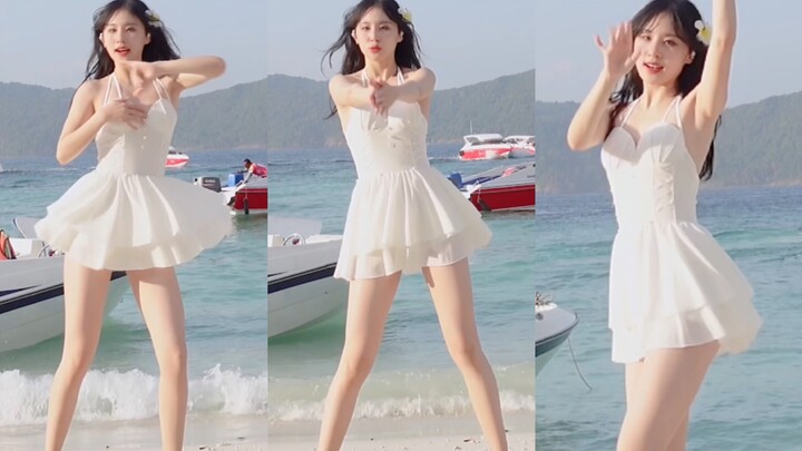 【Trang phục mới】Áo tắm hai dây màu trắng – Chân trần bên bờ biển, tình yêu đang trong cơn nguy cấp!