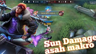 Sun lategame!? kita asah makroplay | Mobile Legends