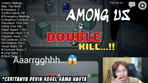 gilaaaa!!! Double Kill Dong Among Us