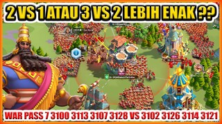 WAR KVK LEBIH ENAK MANA ? 2 VS 1 ATAU 3 VS 2 ? ASHURBANIPAL SERING MUNCUL