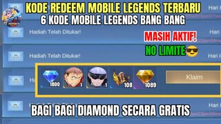 BURUAN KLAIM! 6 KODE REDEEM ML TERBARU KODE REDEEM MOBILE LEGENDS HARI INI UPDATE JULI 2024