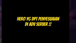 Akhir nya, Hero Hero ngeselin di nerf 😄#updatepatchmlbb #Bestofbest #Bstationmlbb