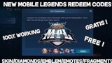 LATEST MOBILE LEGENDS REDEEM CODE AS OF  October 30, 2021 - MLBB