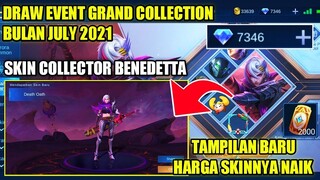 DRAW EVENT GRAND COLLECTION TERBARU MOBILE LEGENDS!!! SKIN COLLECTOR BENEDETTA