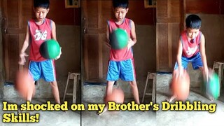 Im Shocked on my brother's dribbling skills!! 😮