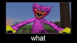 Minecraft wait what meme part 146 (realistic pink huggy wuggy)