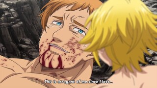 七つの大罪! メリオダスは友人が殴打されて死んだときに泣いた - Meliodas cried when his friend was beaten to death