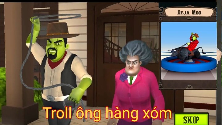 Cách Troll ông hàng xóm bá đạo - Scary Stranger 3D Cập nhật mới màn Deja Moo