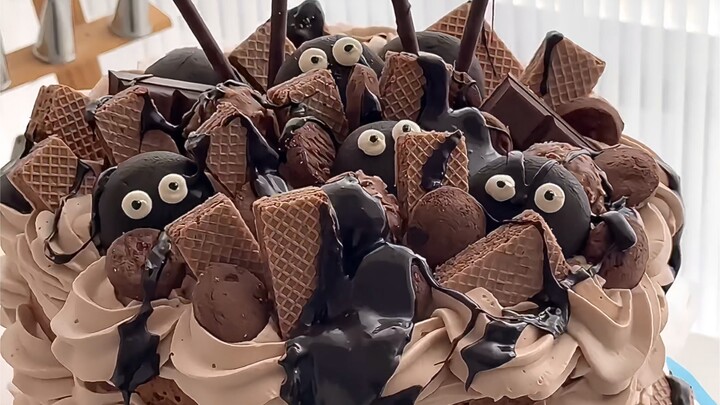 Membuat kue secara imersif / Kue yang membuat para pencinta cokelat sangat gembira!