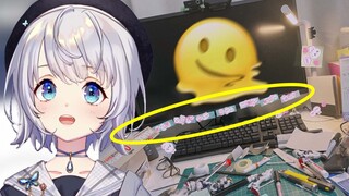 【雫るる】Vtuber电脑上的纸条便签写着什么