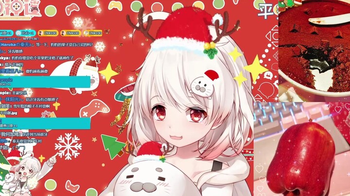 【白神遥Haruka】因为吃错东西而光速下播的海豹【直播剪辑】